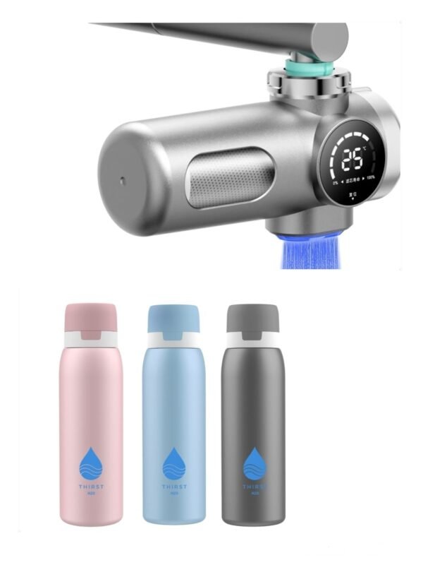 Faucet and One water Bottle